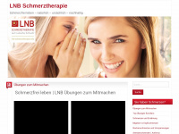 lnb-schmerztherapie.tips Webseite Vorschau