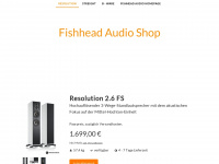 fishhead-audio-hifi-shop.de Webseite Vorschau