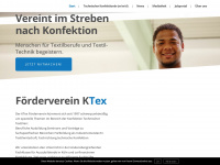 foerderverein-ktex.com Webseite Vorschau