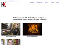 kaminfeger-koller.ch Webseite Vorschau