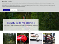 komatsuforest.fi Webseite Vorschau