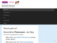 pheromon.info Webseite Vorschau
