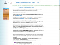 mgv-eitzum-elm.de Webseite Vorschau