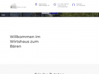 zum-baeren.ch Webseite Vorschau