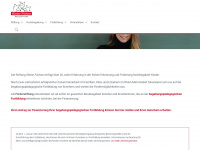 stiftung-kleine-fuechse.de Webseite Vorschau