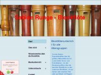 blockfloete-nuernberg.de Webseite Vorschau