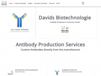davids-bio.com Webseite Vorschau