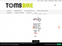 tomsbike.ch Webseite Vorschau