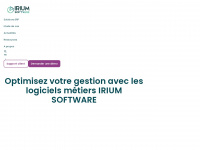 irium-software.fr Webseite Vorschau
