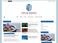 city-of-science.de Webseite Vorschau