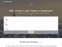 hotels-antwerpen.net Webseite Vorschau