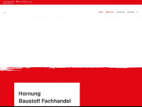 hornung-baustoffe.de Webseite Vorschau