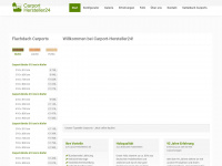 carport-hersteller24.de Webseite Vorschau