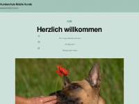 mobilehunde.de Webseite Vorschau