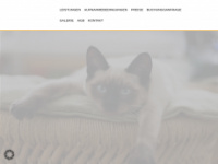 katzenpension-honig.de Webseite Vorschau