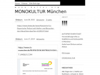 mono-kultur.org Webseite Vorschau