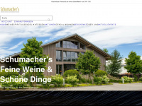 schumacherweine.ch Webseite Vorschau