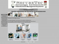 securetec-gbr.de Webseite Vorschau
