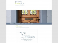 praxis-kineplus.ch Webseite Vorschau