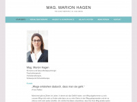 marionhagen.at Webseite Vorschau