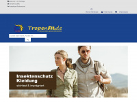 tropenfit.de Webseite Vorschau