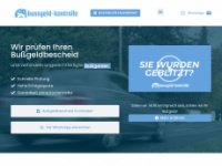 bussgeld-kontrolle.de Webseite Vorschau