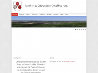 zunft-zun-schneidern.ch Webseite Vorschau
