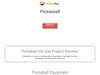 pickleballace.com Webseite Vorschau