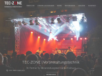tec-zone.eu Webseite Vorschau