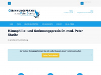 gerinnungspraxis-freiburg.de Webseite Vorschau