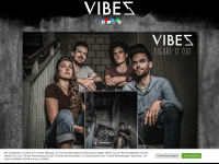 vibezband.com Webseite Vorschau