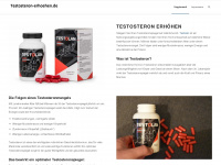 testosteron-erhoehen.de Webseite Vorschau