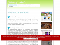 webdesign-larmon.de Webseite Vorschau