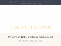 gemeinde-hellwege.org Webseite Vorschau