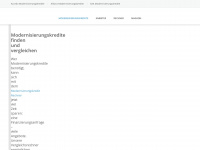modernisierungskredite.com Webseite Vorschau