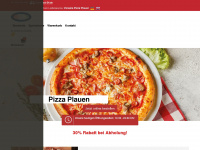 pizzaplauen.de Webseite Vorschau