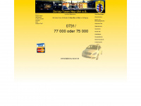 neu-ulmer-taxi.de Webseite Vorschau