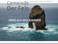 gemeinde-der-fels.de Webseite Vorschau