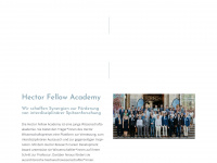 hector-fellow-academy.de Webseite Vorschau