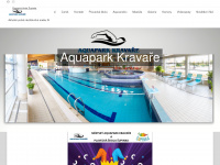 aquapark-kravare.cz Webseite Vorschau