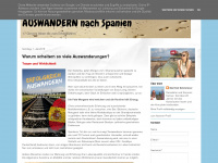 auswandern-erfolgreich.blogspot.com Webseite Vorschau
