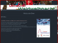 leinacher-waldweihnacht.de Webseite Vorschau