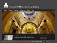 mausoleum-dessau.de Webseite Vorschau