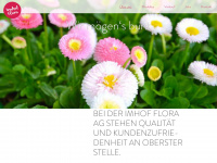 imhof-flora.ch Webseite Vorschau