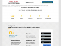geruest-zuerich.ch Webseite Vorschau