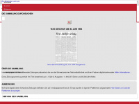 e-newspaperarchives.ch Webseite Vorschau