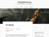 koenigsdaemmerung.wordpress.com Webseite Vorschau