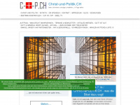 christ-und-politik.ch Webseite Vorschau