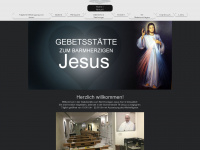 gebetsstaette-barmherziger-jesus.de Webseite Vorschau