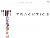 tracktics.com Webseite Vorschau